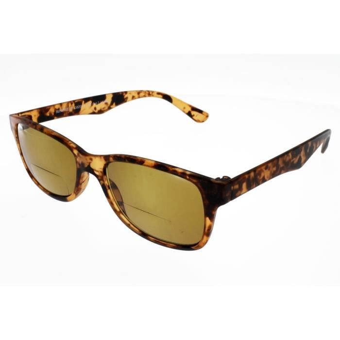 Lunettes de Lecture LOUPE SOLAIRE SUNRISE BIFOCALE Mixte avec etui souple cat 2 Achat Vente lunettes de lecture Mixte Adulte Cdiscount