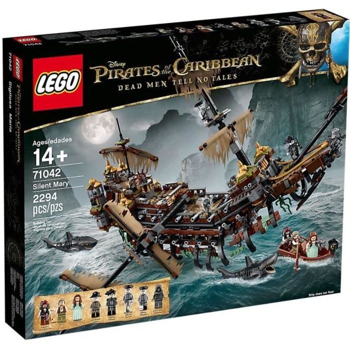 LEGO® Pirates des Caraïbes™ 71042 Silent Mary - Cdiscount Jeux - Jouets