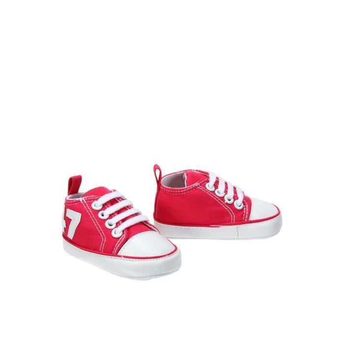 chaussure de basket rose