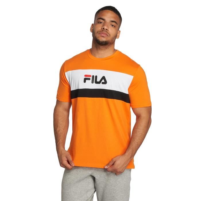 pull fila homme orange