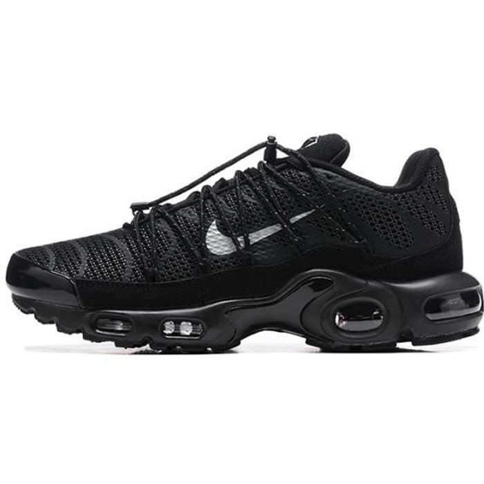 Baskets de course NIKE AIR MAX TN TXT AUTREMENT Noir Adulte Textile Lacets Noir Cdiscount Chaussures