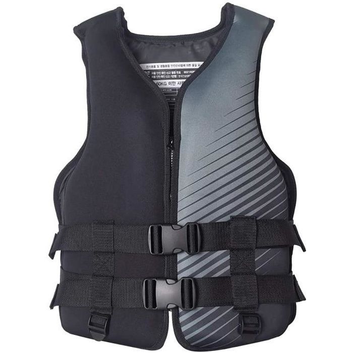 Gilet De Sauvetage Adulte Néoprène – Flottabilité, Réglable, Réfléchissant, Pour Voile, Pêche, Kayak
