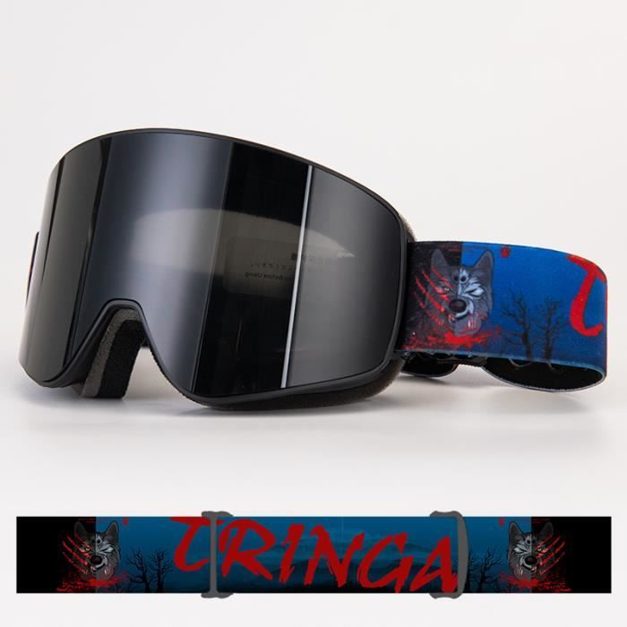 ACURE Lunettes de Ski, Masque et Ski Snowboard OTG sans Cadre