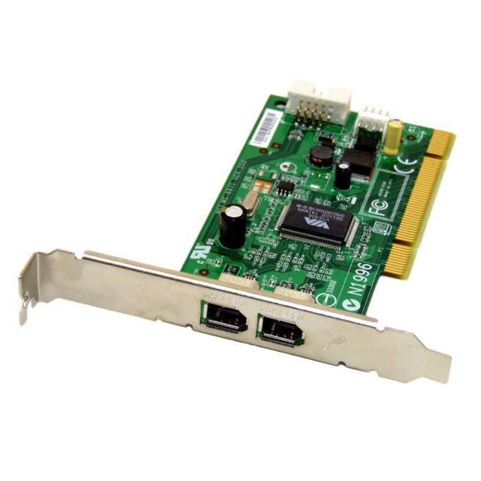 Carte PCI 2x Port Firewire MSI MS-6971 IEEE1394 caméscope montage vidéo  Hot-Plug - Cdiscount Informatique