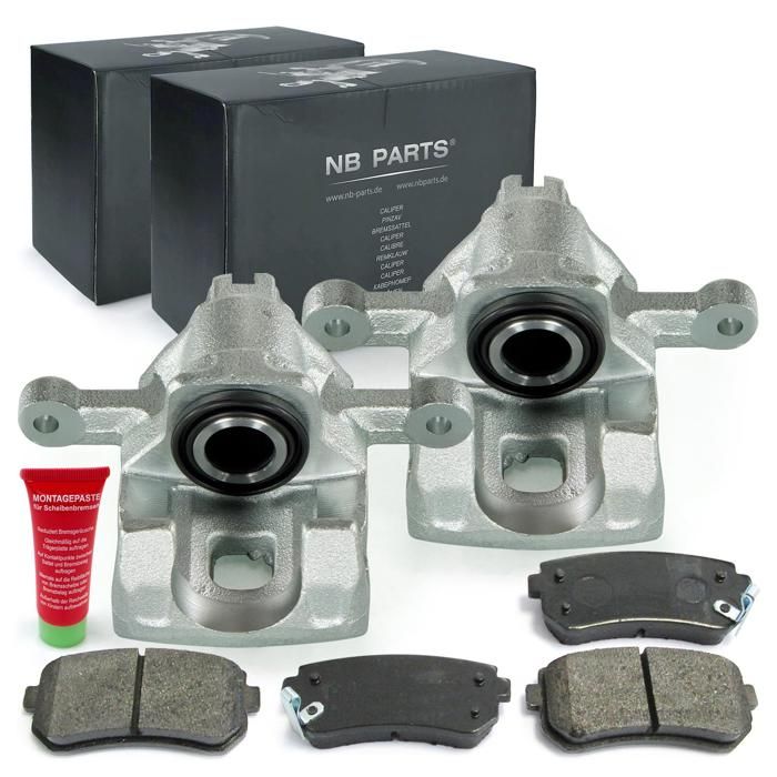 Kit Frein Avant Hyundai I20/Rio - 2 Disques + 4 Plaquettes - Compatible 2011-2024, Remplace 51712C8500