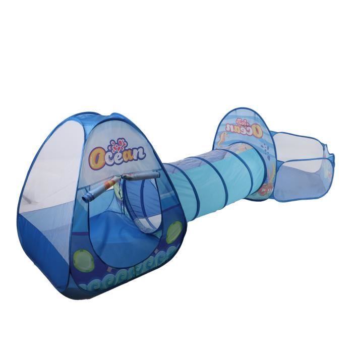 Tente de jeu enfant - Simboom - Tunnel Pop Up - Multicolore - Pliable Tente de jeu enfant - Simboom - Tunnel Pop Up - Multicolore - Pliable
