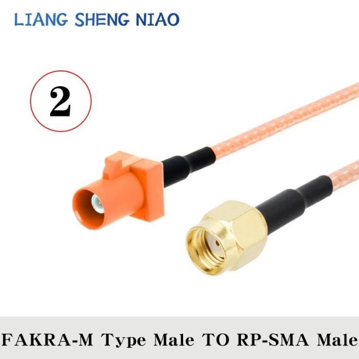 Câbles Coaxiaux SMA Mâle Vers BNC Mâle - RG316 15cm, Lot De 2, Pour Radio, GPS, FPV