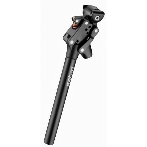Tige De Selle Atoo En Alu – 26.8 Mm X 350 Mm – Argent – Pour Route Et VTT