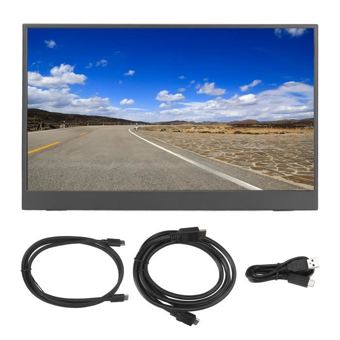 Moniteur LCD 9 Pouces 4 Canaux Pour Voiture - Écran Divisé, Compatible 4 Caméras, Alimentation 12V-24V