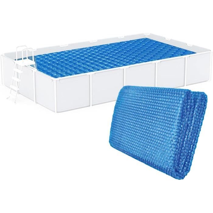 Bâche Solaire à Bulles Pour Piscine Ronde - Diamètre 1,8m à 3,6m - Isolante, Anti-UV, Anti-Poussière - Pour Jardin