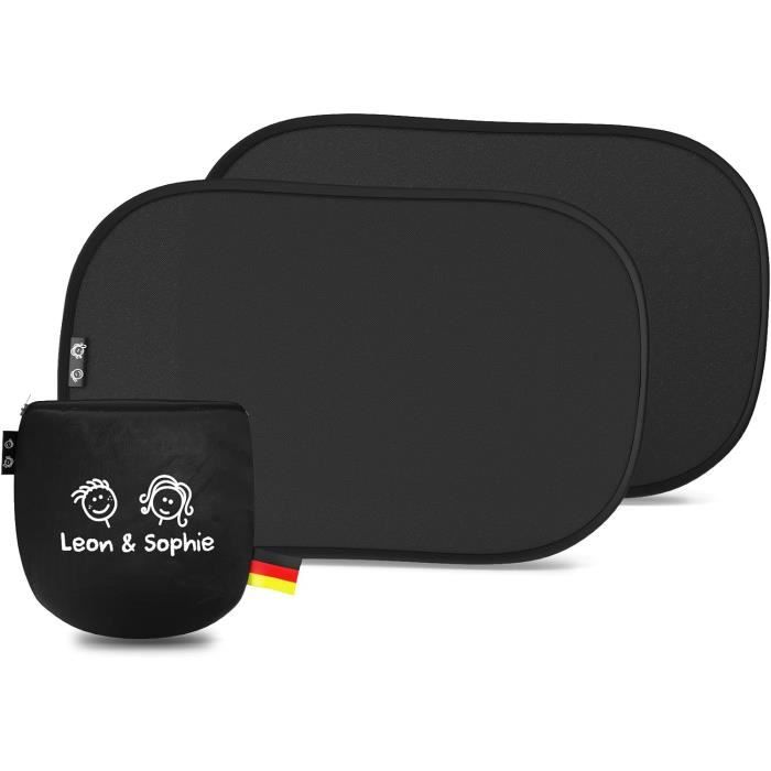 2 Pare-soleil Voiture Bébé Avec Protection UV - Taille Universelle, élastique, Fixation Velcro - 7