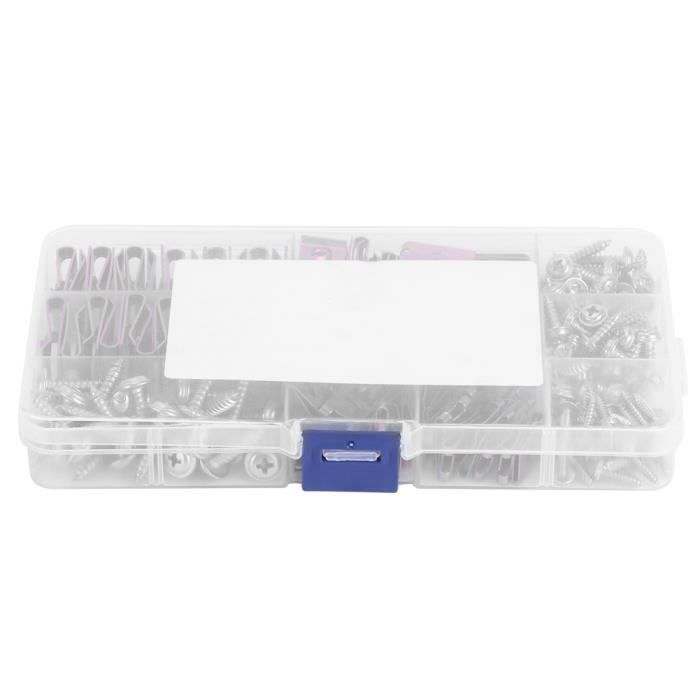 Keadic Lot De 58 Boulons à œil De 6 Tailles Avec Assortiment D'écrous M5 M6 M8 M10 En Acier