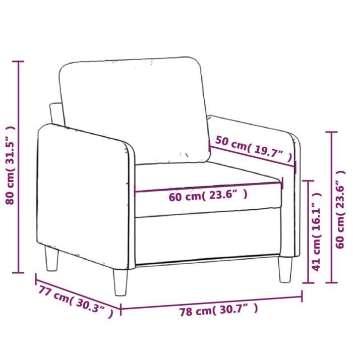 Fauteuil - SURENHAP - Rouge bordeaux - Velours 100% polyester ...