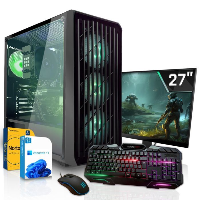 ordinateur de bureau – AMD Ryzen 7 8700F – Nvidia GeForce RTX 5060 Ti 16Go GDDR7 – 32Go RAM – 1To M.2 NVMe- Windows 11 – WiFi-197