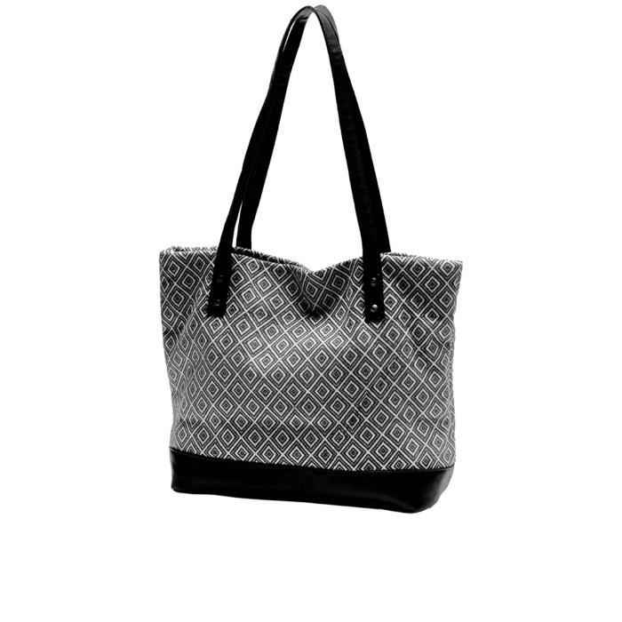 Sac cabas Femme. Noir Cdiscount Bagagerie Maroquinerie