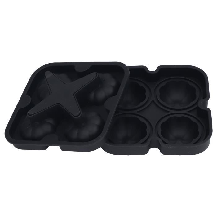Lot De 2 Moules En Silicone 3D En Forme De Citrouille Pour