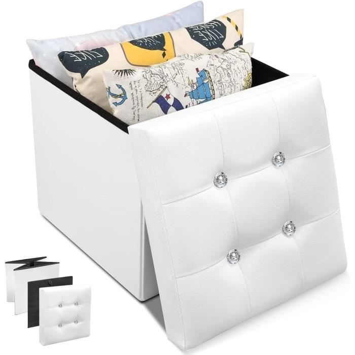Banc de rangement rembourré plibale