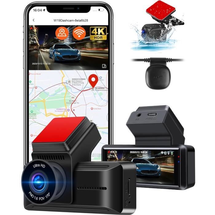 Dashcam 4 Canaux AZDOME M660 - 360° Voiture Avant/Arrière - 2.5K + 1K - 128Go EMMC, WiFi 5G, GPS, Vision Nuit
