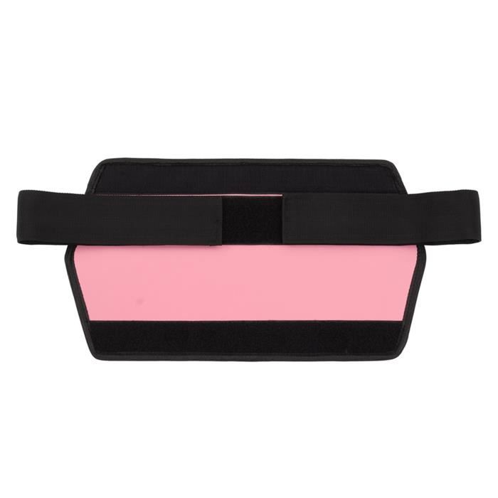 Ceinture De Musculation Pour Hanches - Hip Thrust - Rembourrée Réglable - Pour Femmes - Rose - Nylon Et Néoprène