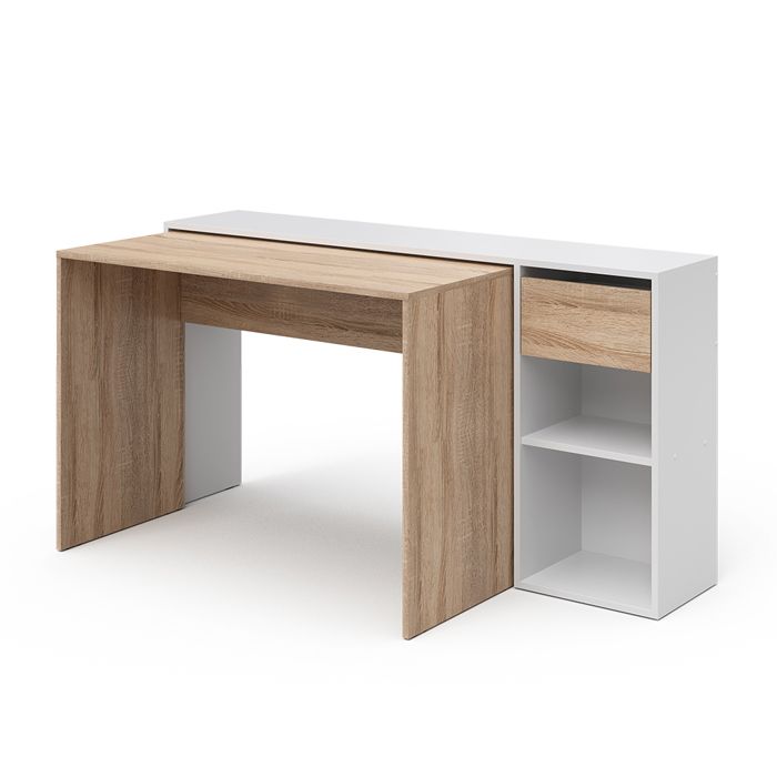 Bureau Ben 145x46.4cm Blanc/Sonoma Vicco 33558 Bureau Ben 145x46.4cm Blanc/Sonoma Vicco 33558