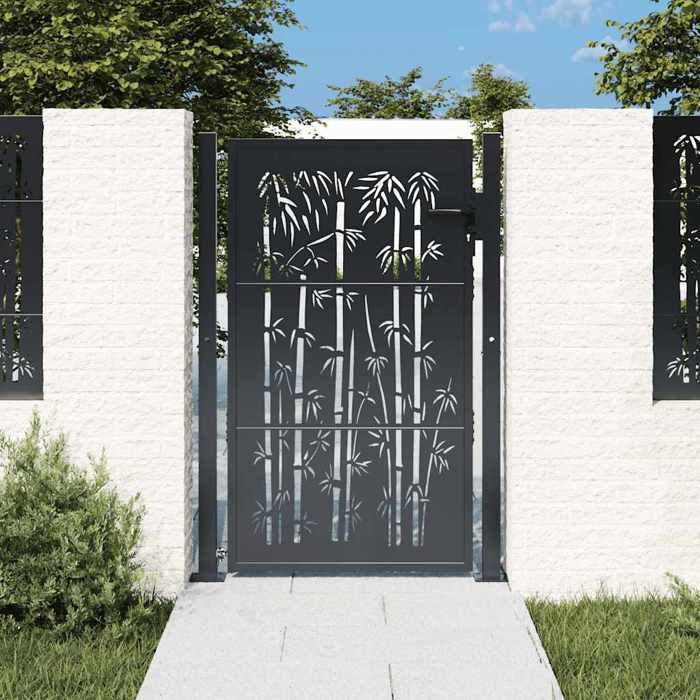 vidaXL Portail de jardin - vue 3