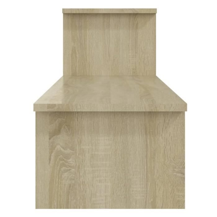 Meuble TV - VINGVO - 806268 - Chêne sonoma - Aggloméré - 180x30x43 cm