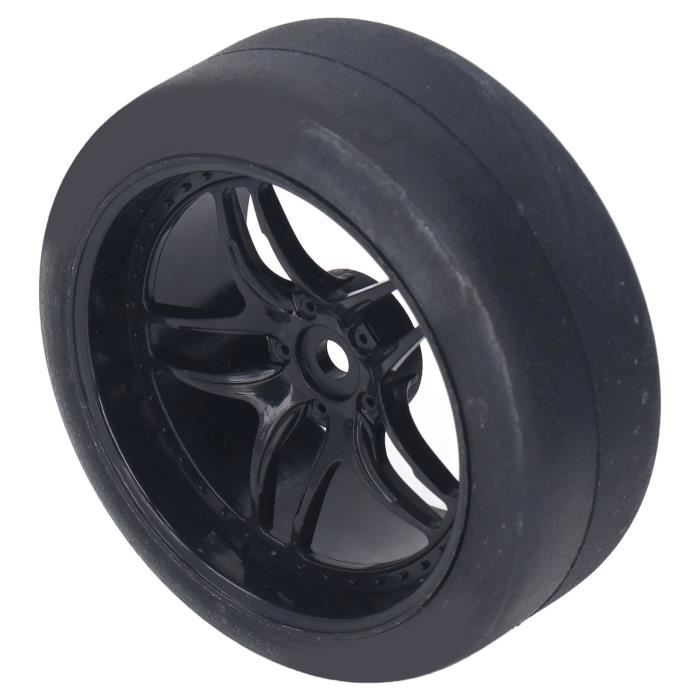 Pneus En Caoutchouc RC Résistants à L'usure, Pneus De Voiture Rc A Conduite Stable Pour Voiture Escalade Fms Fcx24 1 24 Noir 95052430