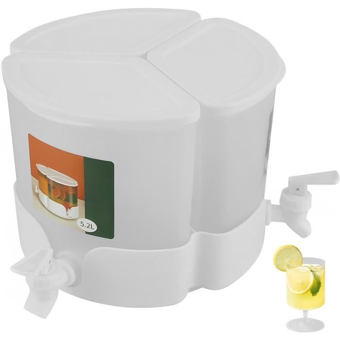 Distributeur de boisson de 5,1 l avec robinet anti-fuite - Distributeur ...