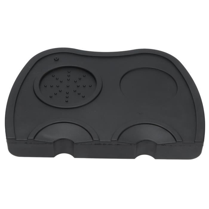 DGQ Tapis de presse à café en silicone antidérapant Noir Taille S DGQ Tapis de presse à café en silicone antidérapant Noir Taille S