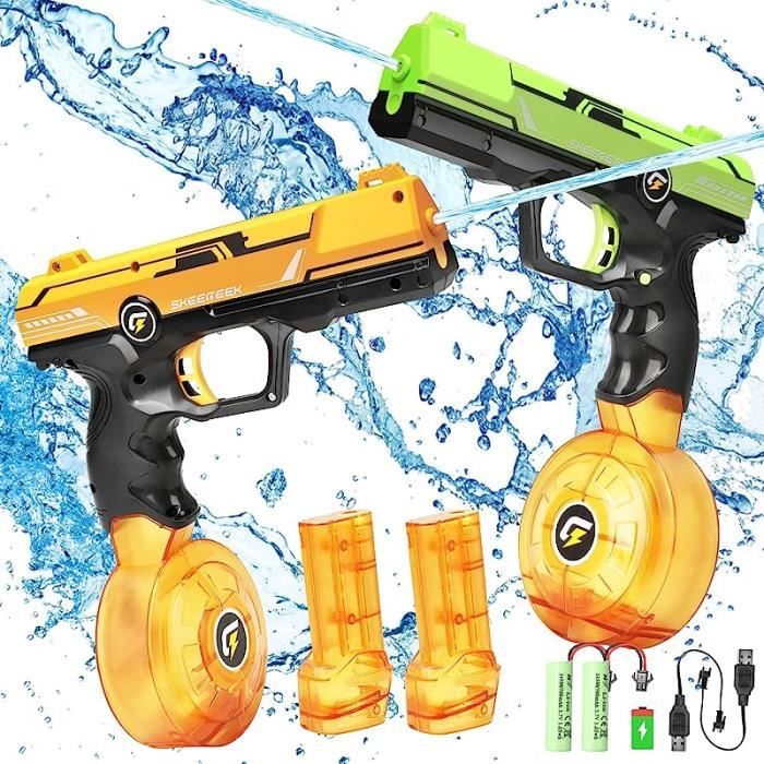 Pistolet à Eau électrique Rechargeable Avec Sac à Dos - Jet Puissant 32ft - Pour Enfants Et Adultes - Jeu D'été Amusant