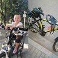 Plus de 10CM - Siège de vélo portable à faisceau avant pour enfant, siège de vélo portable pour bébé, dégager-1