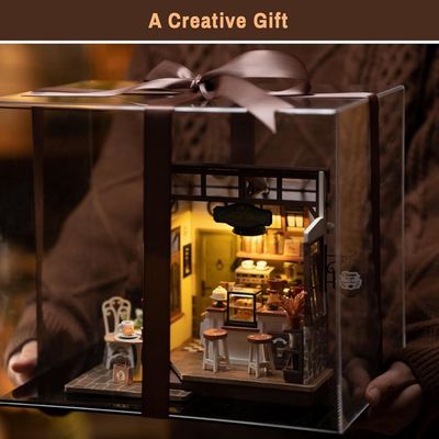 Rolife Maison Miniature DIY En Bois - Puzzle 3D Maison De Poupée DG162 - Kit Bricolage Déco Personnalisée & Cadeau Créatif