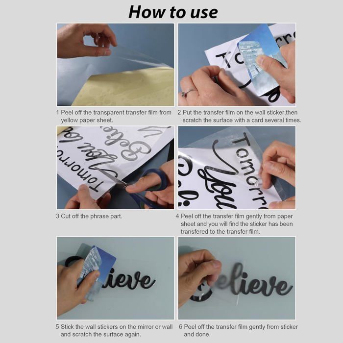 Autocollants Muraux Avec Phrases D'amour,nouvelle Citation,décoration