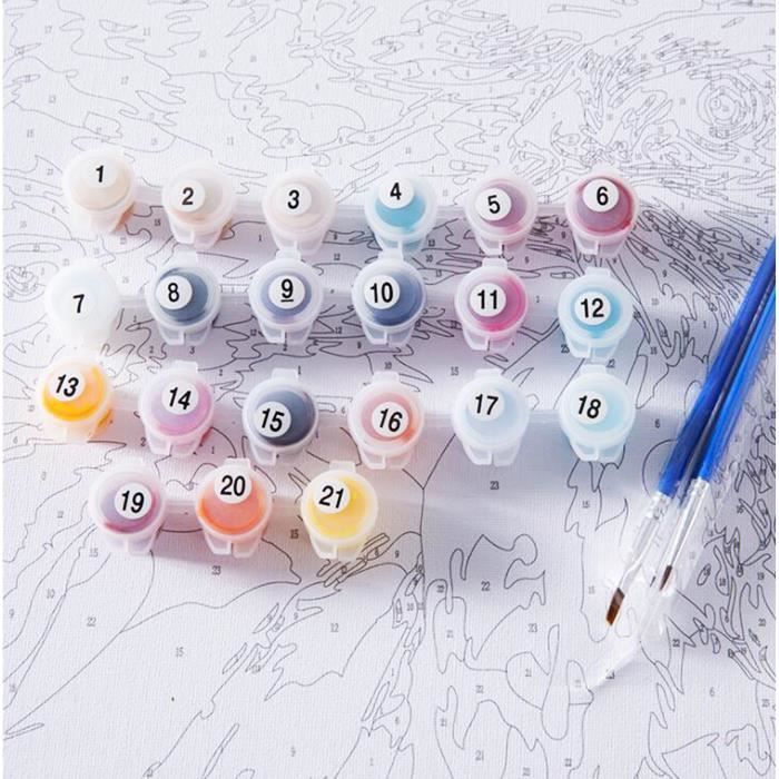 Kit De Bricolage Dinosaures En Bois – 16 Pièces – Peinture, Pinceaux, Strass – Déco Pendentif – Cadeau Créatif Enfant
