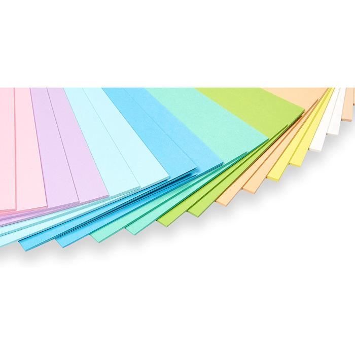 Perfect Ideaz • 100 Feuilles De Carton Photo A6, 20 Couleurs