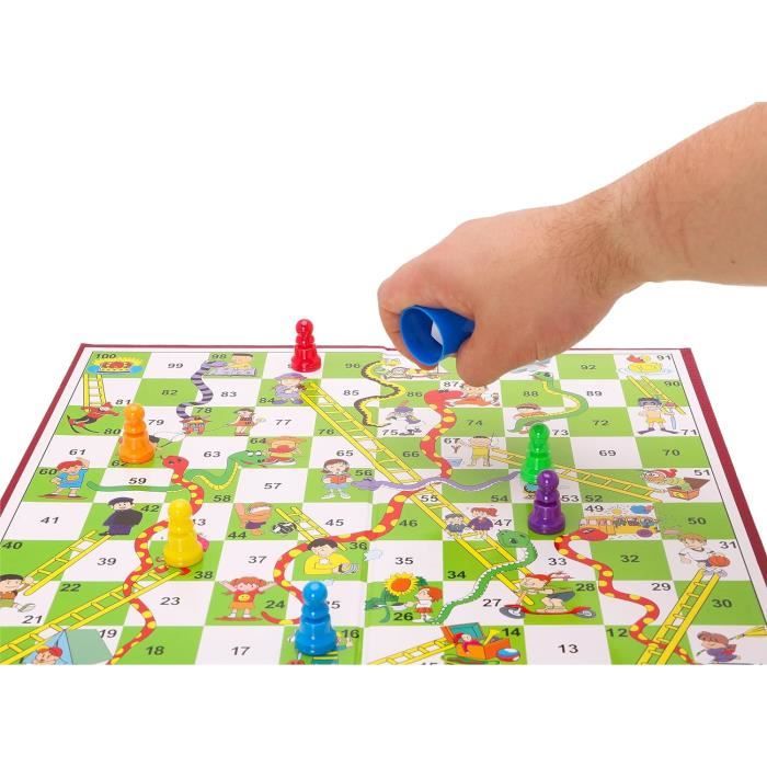 Jeu de plateau Serpents et Échelles - Édition standard, jeu de famille