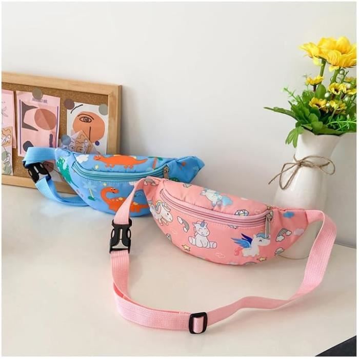 Sac Banane Dinosaure Pour Enfants - Sac Ceinture Nylon Garçon Fille Randonnée Course Sport