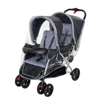 BABY RELAX Poussette Tandem Wako Noir et gris Cdiscount Puericulture Eveil bebe