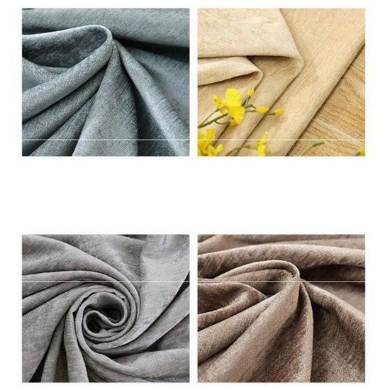 Tissu Ameublement Velours Grosse Côte Gris