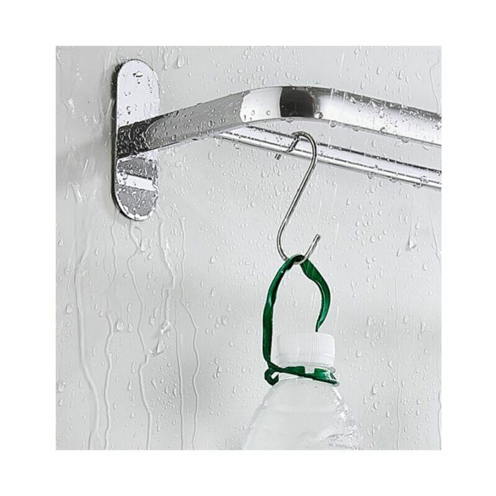 Porte-serviettes adhésif mural 40 cm en acier inoxydable porte