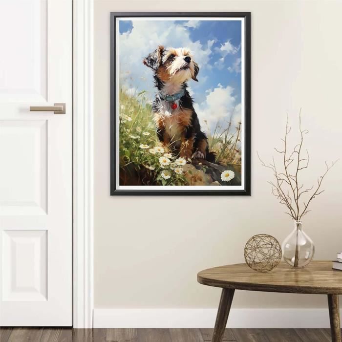 Peinture Diamant Adulte ,Deux Chiens Jaunes Complet Strass Broderie Peintures De Mosaïque Square Peinture Diamant Adulte ,Deux Chiens Jaunes Complet Strass Broderie Peintures De Mosaïque Square