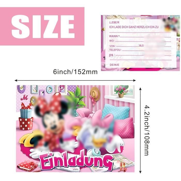 NOZHAM – Cartes D’Invitation Anniversaire Enfant X10