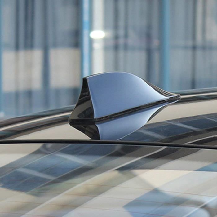 Antenne Voiture Aileron Requin Universelle – Design Aérodynamique – Signal FM/AM Renforcé – Adhésif Étanche – Noir