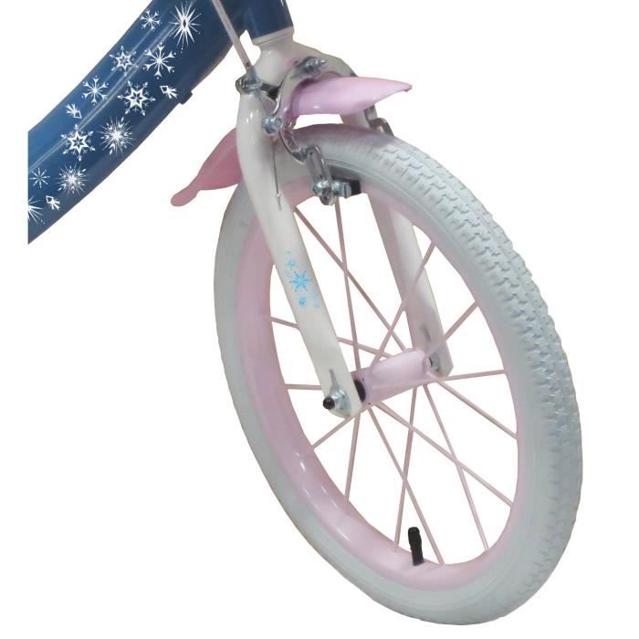 Vélo Disney La Reine des neiges pour enfants, 12 po, bleu/blanc