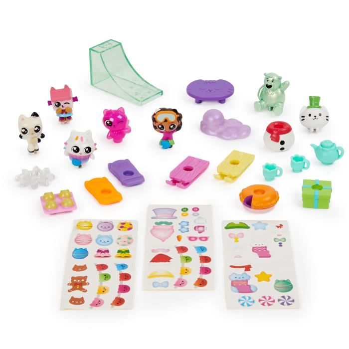Calendrier De L’Avent Gabby Et La Maison Magique 2024 – 24 Surprises – Figurines, Meubles Et Grande Roue – Dès 3 Ans