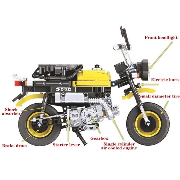 YOOHBERRYS Moteur Modèle de Kit de Construction, Bloc Moteur à Démonter