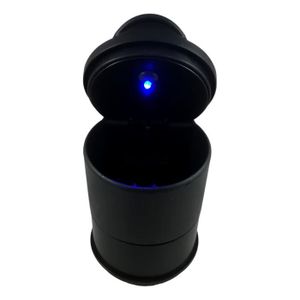 elfbar nachfüll pod läuft aus Cendrier de voiture amélioré avec lumière bleue et couvercle, porte-cigarettes  sans fumée portable Plateau de cendres extérieur pour Auto Van Vehicle  Truck Car Cup Holder Home Offi main image 1