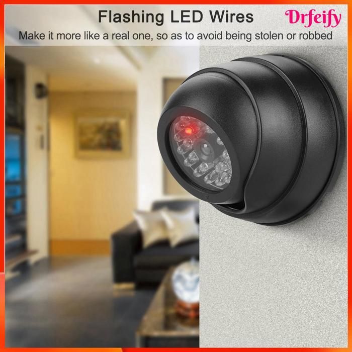 Fausse Boîte De Sonnette D'alarme ADT Avec LED Clignotantes – Leurre Extérieur – Modèle Elmdene 7422