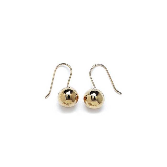 Boucles d'Oreilles Or 18 Carats 750/000 Jaune et Zirconiums - Pendantes