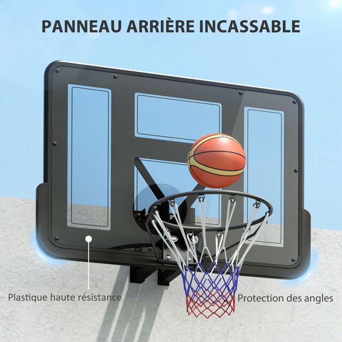 Filet De Basket Mural En Mousse PU - Panier D'entraînement Silencieux Pour Intérieur, 34 Cm De Diamètre - 10